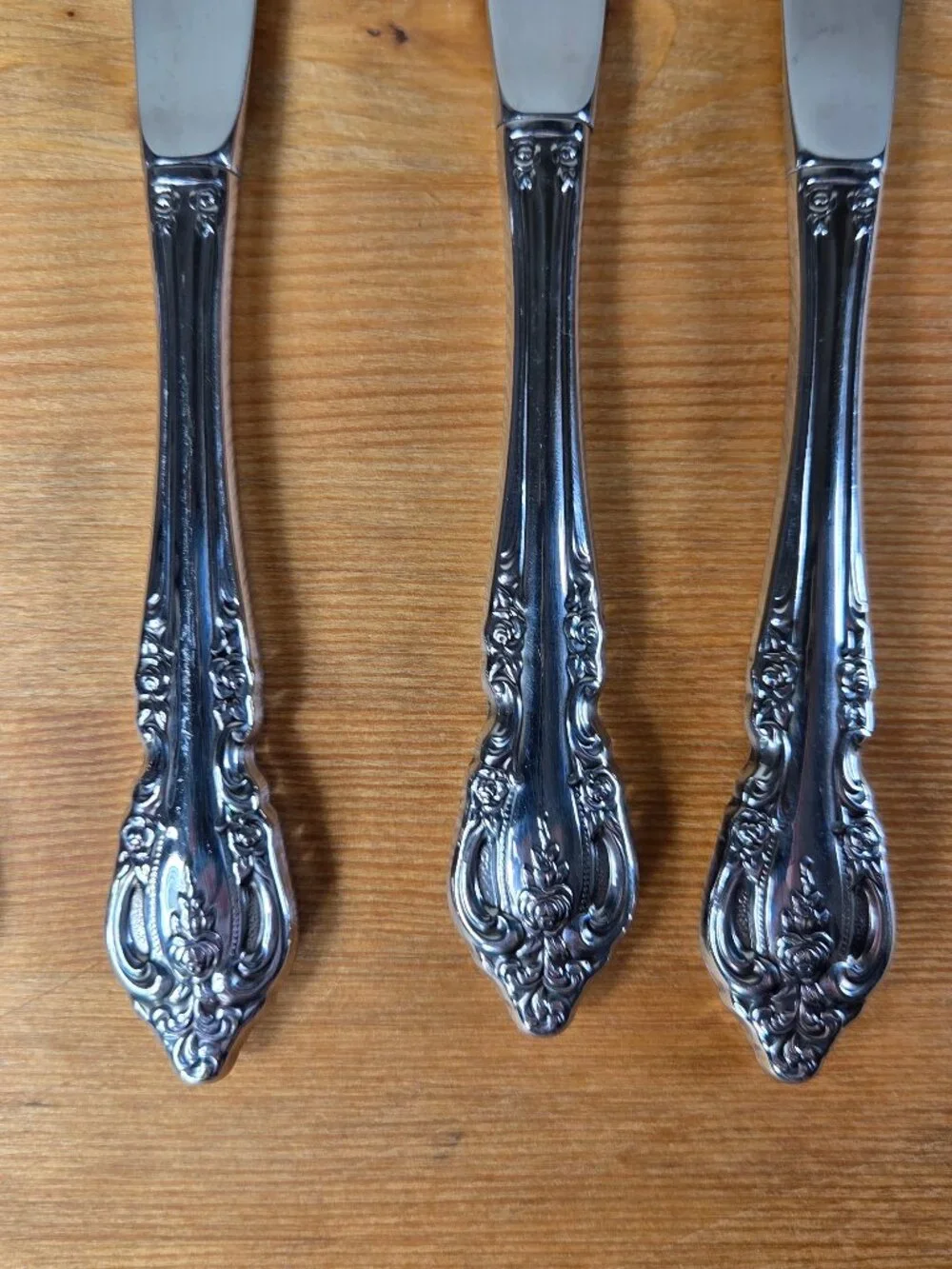 Oneida Community BRAHMS Dinner Knives Hollow (Set of 8) Stainless 9